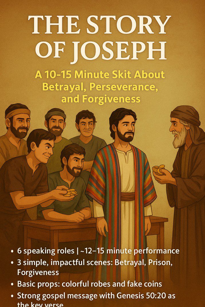 The Story of Joseph Short Church Skit