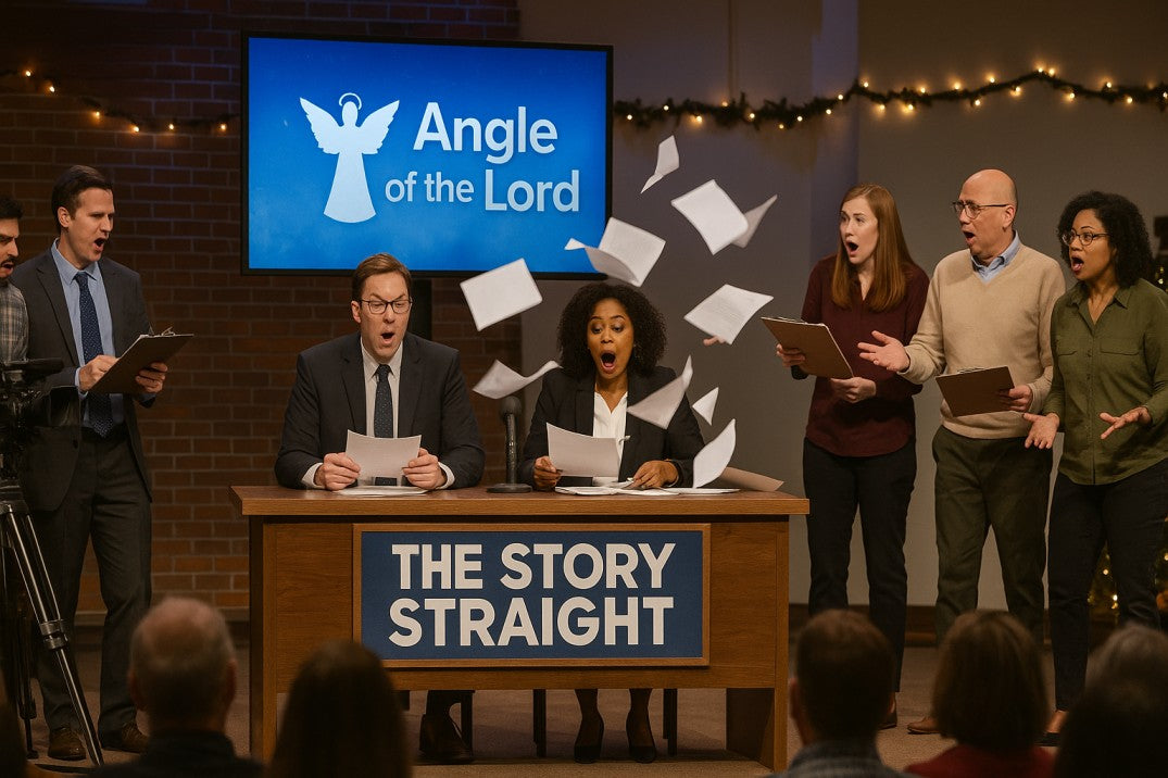 The Story Straight: A Christmas Skit for Adults
