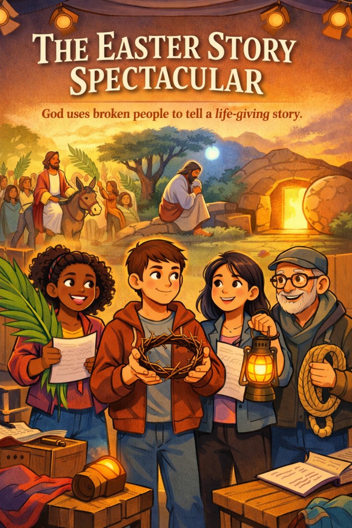 The Easter Story Spectacular — Easter church play cover image