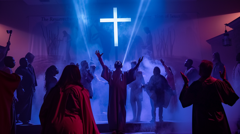 The Resurrection of Jesus — church skit script cover image