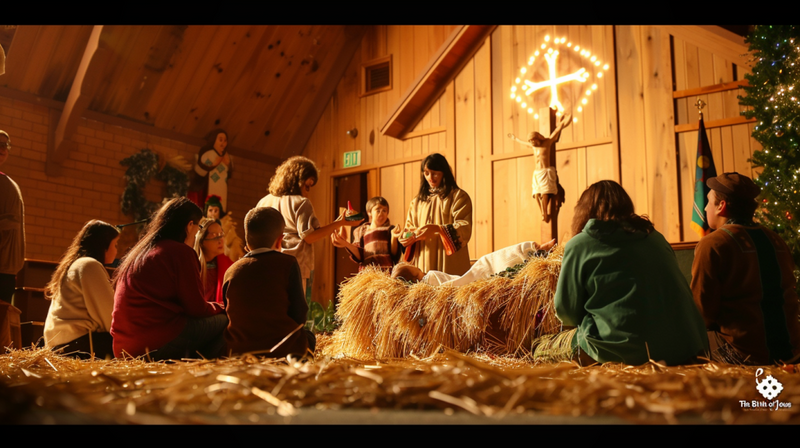 The Birth of Jesus — church skit script cover image