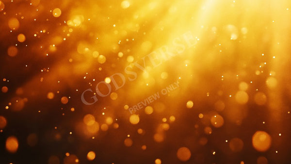 Blank worship background golden hour glow