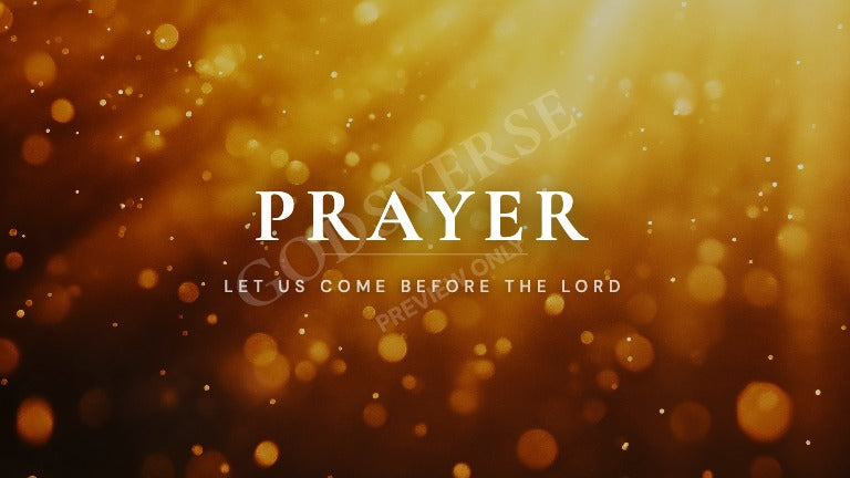 Prayer worship background golden hour glow