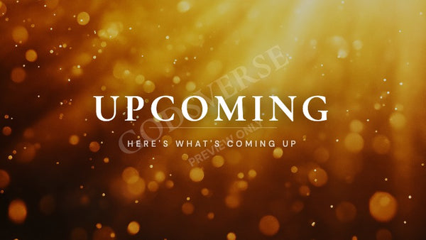 Upcoming worship background golden hour glow