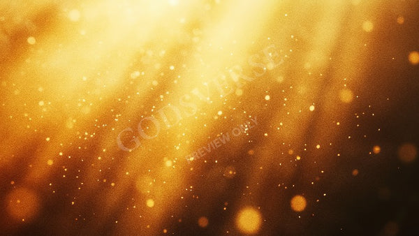 Blank worship background golden hour glow
