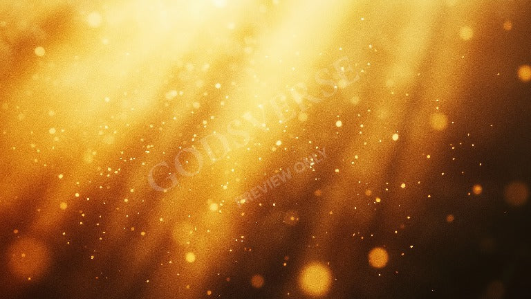 Blank worship background golden hour glow