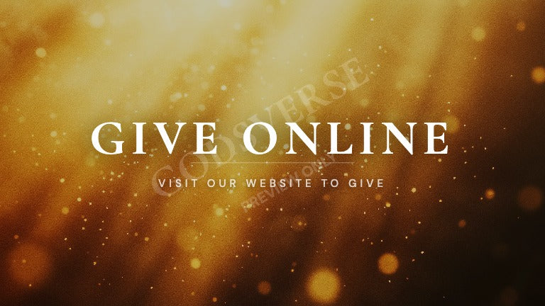 Give Online worship background golden hour glow