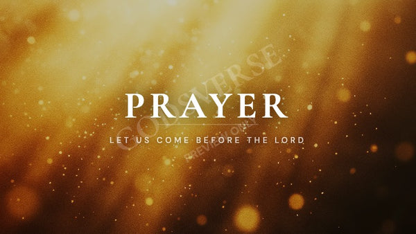 Prayer worship background golden hour glow