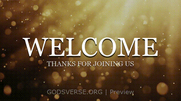 Welcome motion background golden hour glow