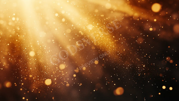 Blank worship background golden hour glow