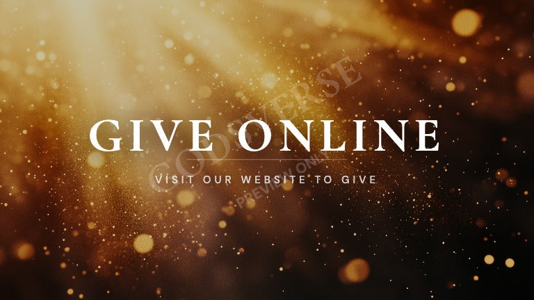 Give Online worship background golden hour glow