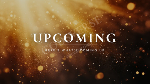 Upcoming worship background golden hour glow