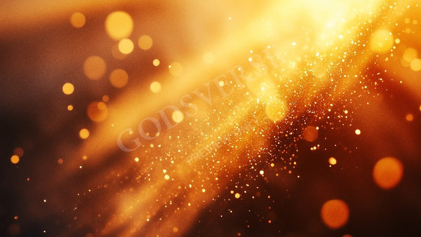 Blank worship background golden hour glow