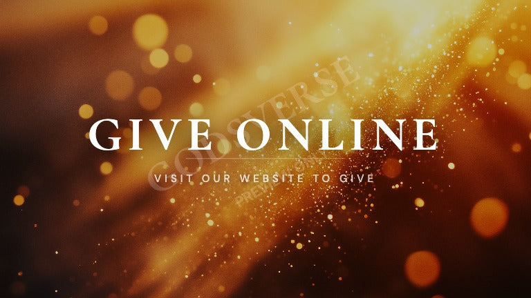 Give Online worship background golden hour glow