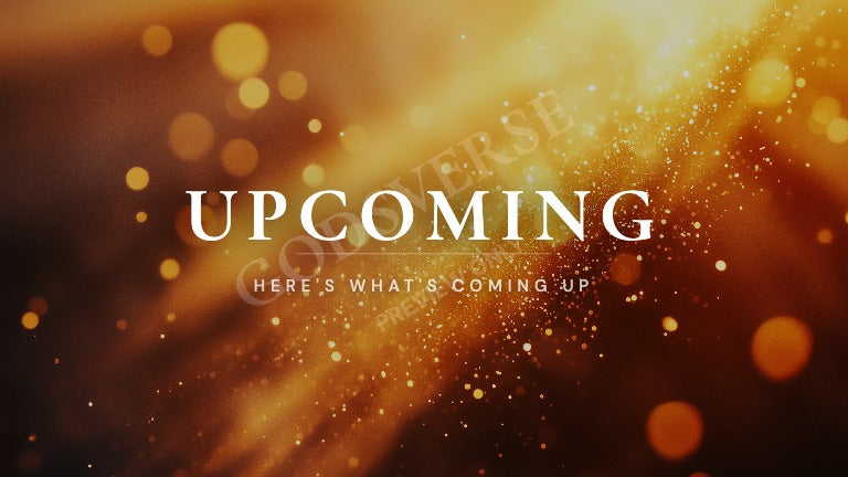 Upcoming worship background golden hour glow