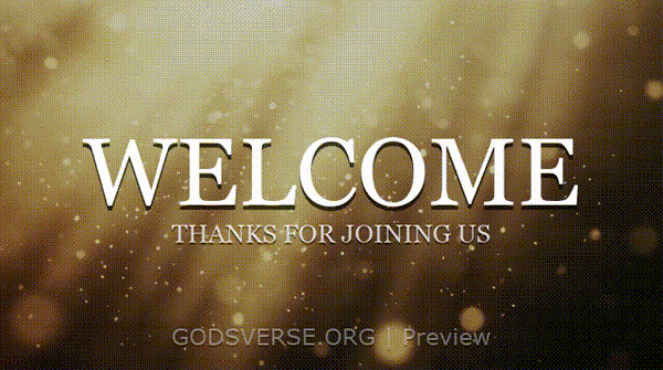 Welcome motion background golden hour glow