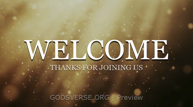 Welcome motion background golden hour glow