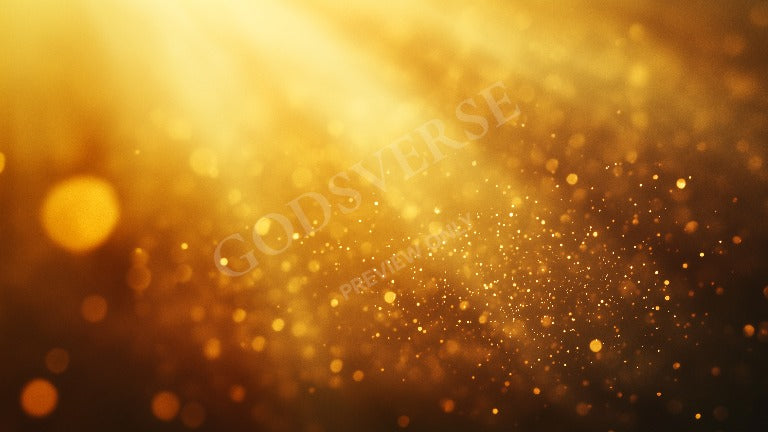 Blank worship background golden hour glow