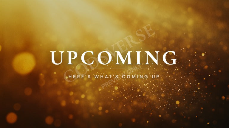 Upcoming worship background golden hour glow