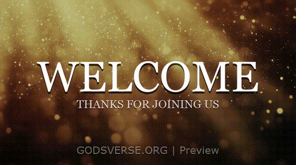 Welcome motion background golden hour glow