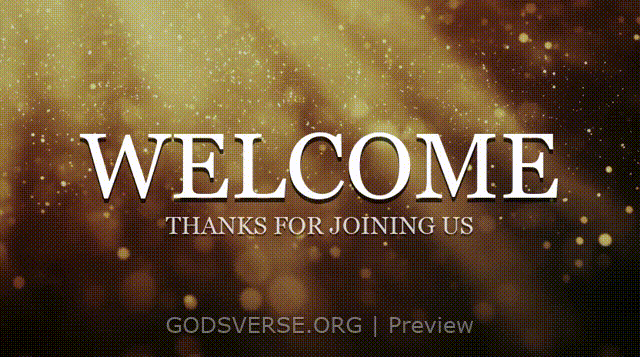 Welcome motion background golden hour glow