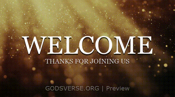 Welcome motion background golden hour glow