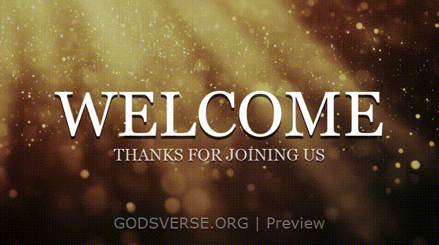 Welcome motion background golden hour glow