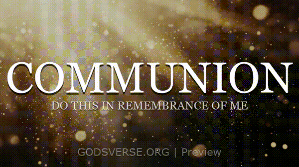 Communion motion background golden hour glow