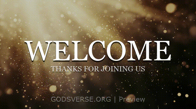 Welcome motion background golden hour glow