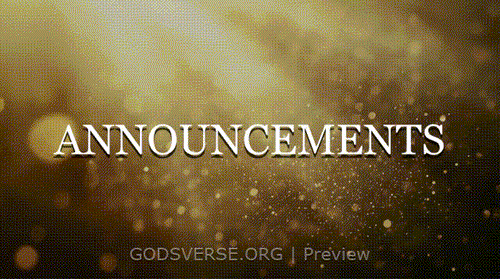 Announcements motion background golden hour glow