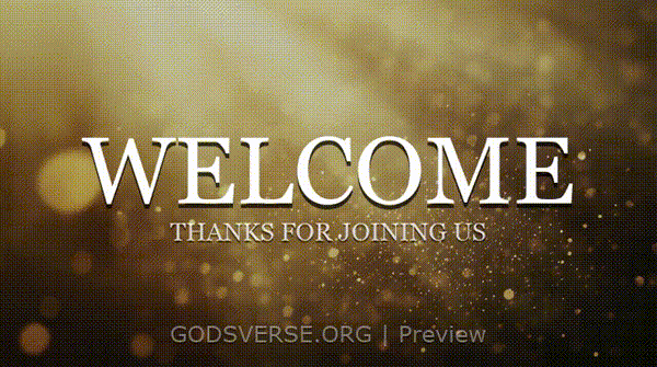 Welcome motion background golden hour glow