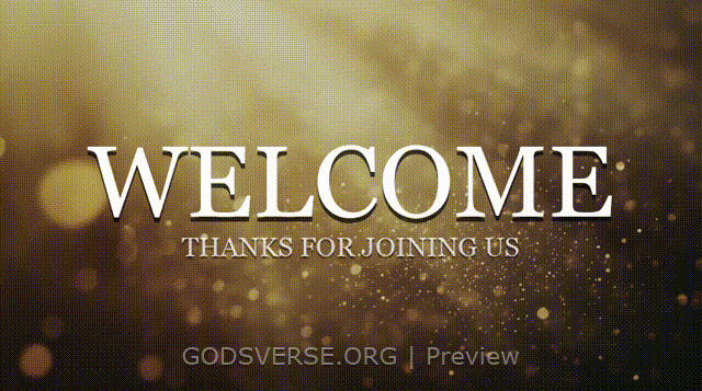 Welcome motion background golden hour glow