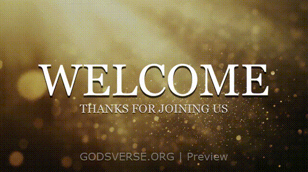 Welcome motion background golden hour glow
