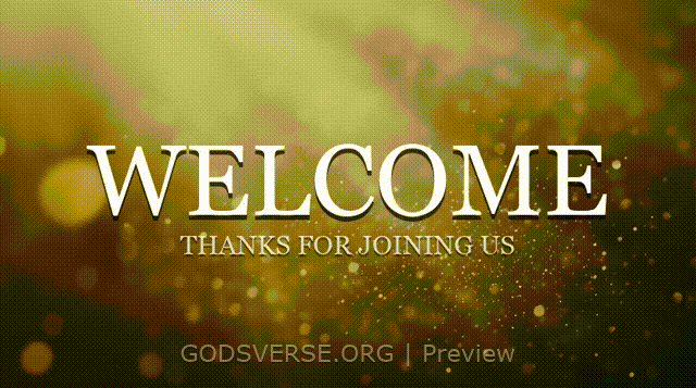 Welcome motion background golden hour glow