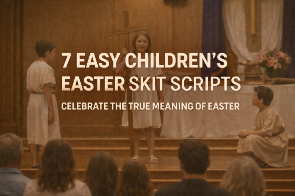 7 Easy Childrens Easter Skit Scripts: Printable PDF