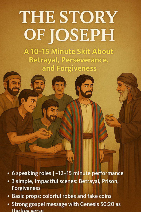 The Story of Joseph Short Church Skit — church skit script cover image