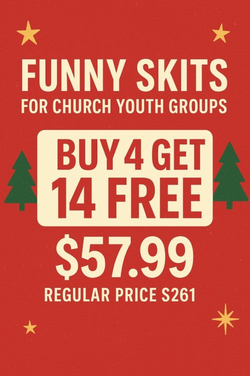 Funny Skits for Church Youth Groups Bundle: Buy 4 get 14 FREE