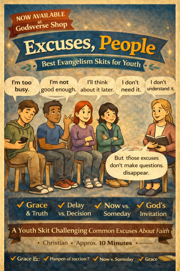 Excuses, People — youth group skit cover image