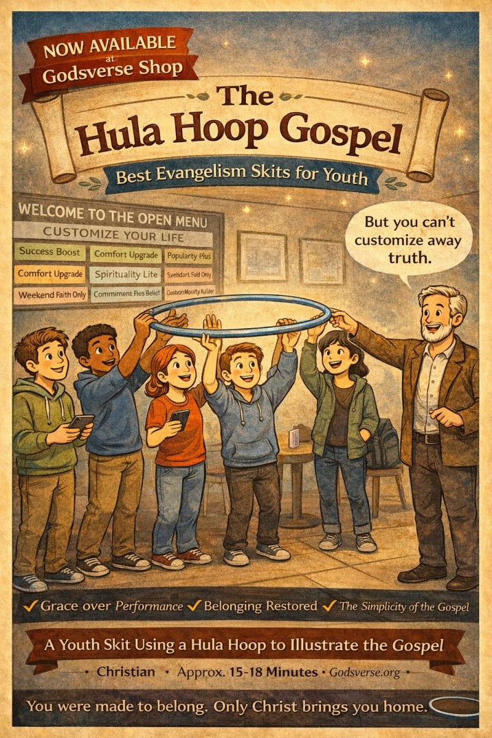 The Hula Hoop Gospel — youth group skit cover image