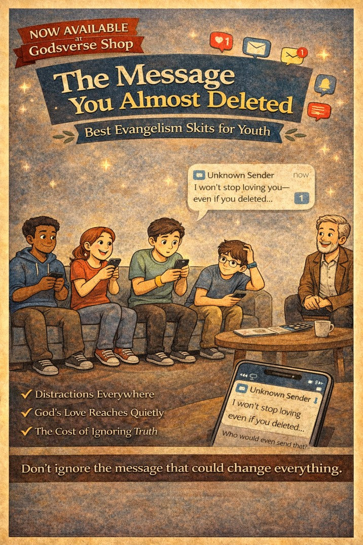 The Message You Almost Deleted — youth group skit cover image