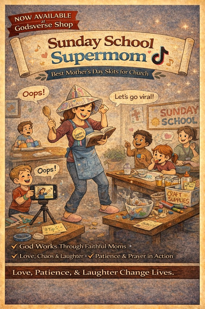 Sunday School Supermom — church skit script cover image