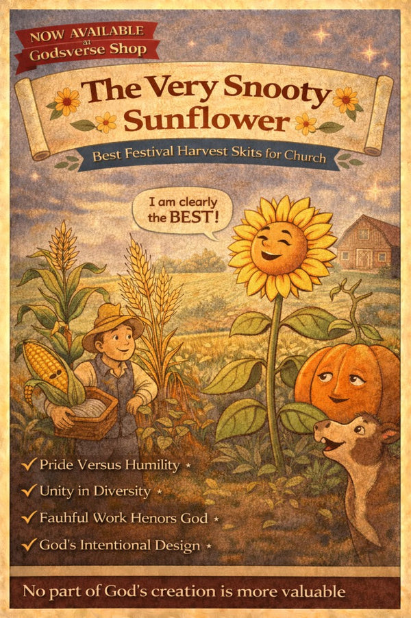 The Very Snooty Sunflower — church skit script cover image