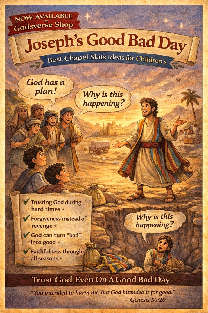 Joseph’s Good Bad Day — children's church skit cover image