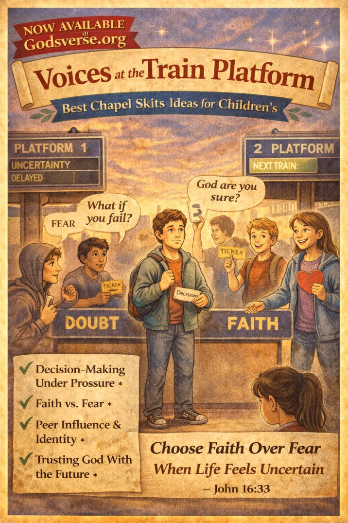 Voices at the Train Platform - Best Chapel Skits Ideas for Children’s