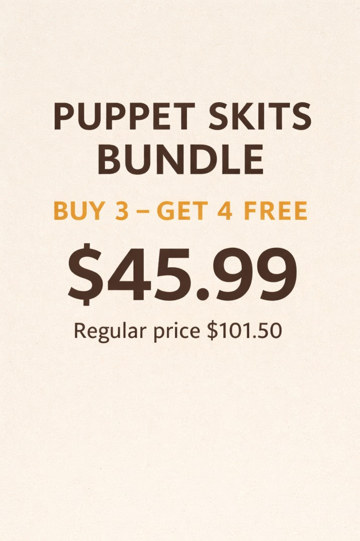 Puppet Skits Bundle: Buy 3 get 4 FREE