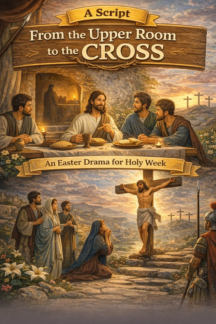 From the Upper Room to the Cross - Childrens Easter Skit