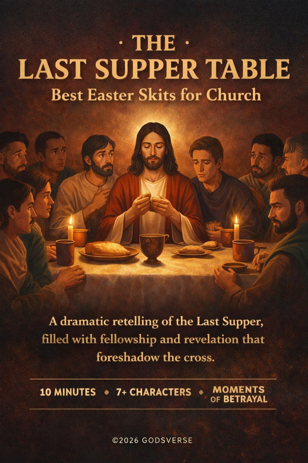 The Last Supper Table - Best Easter Skits for Church