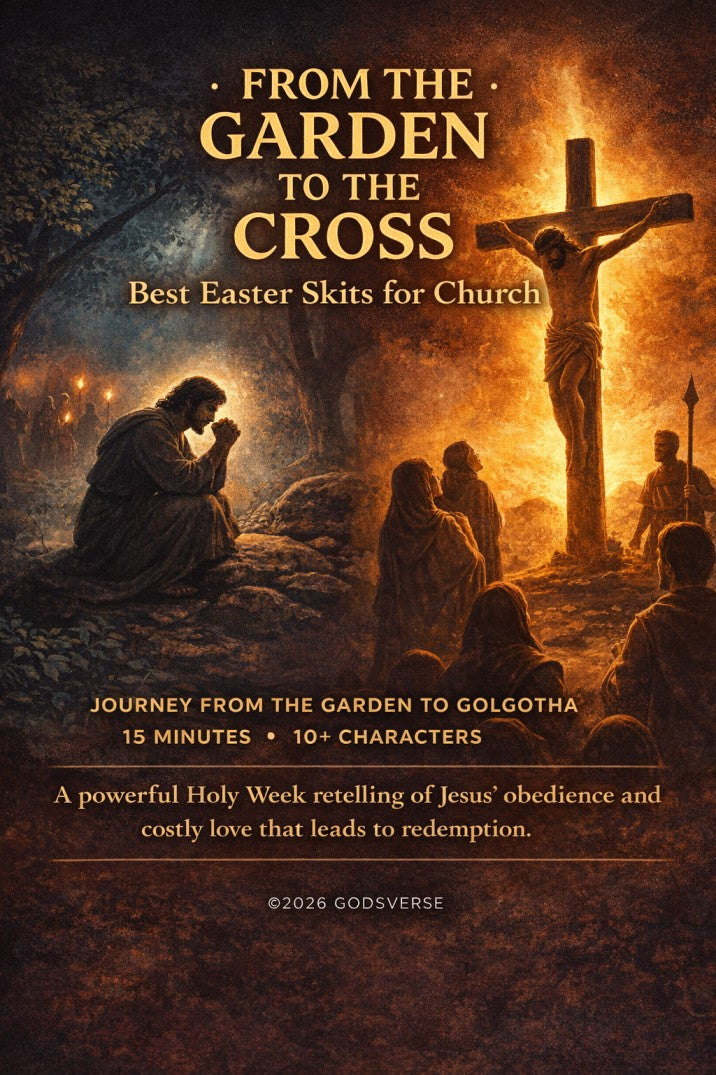 From the Garden to the Cross - Easter Skits for Church