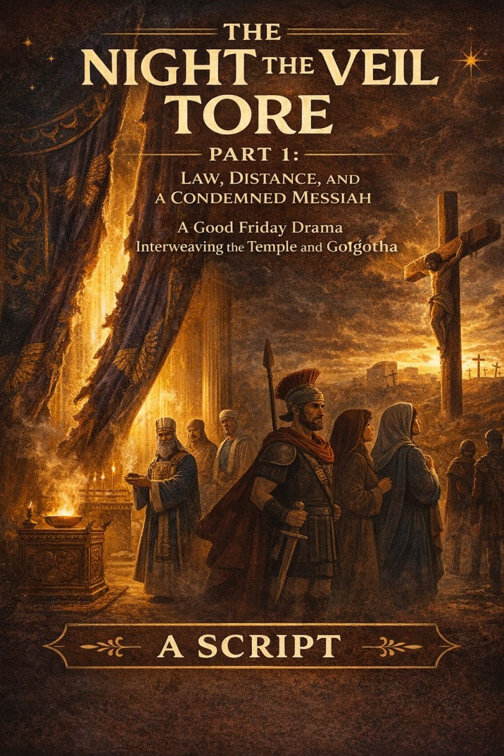 The Night the Veil Tore — Easter church play cover image