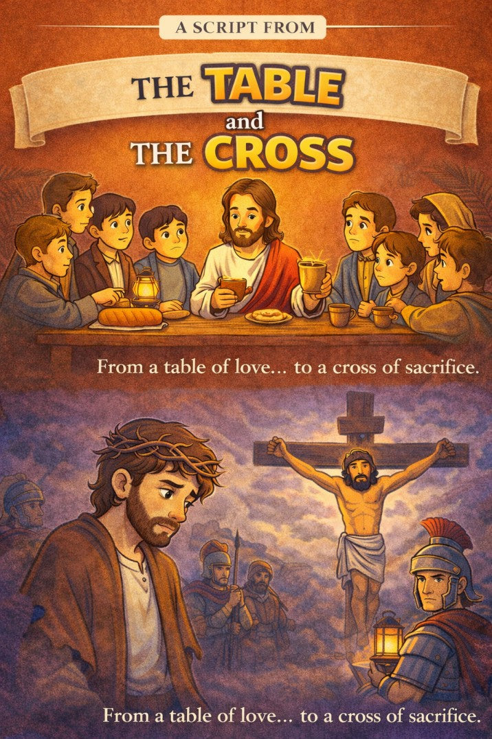 The Table and the Cross — Easter church play cover image